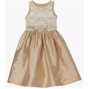 Us angels girls taffeta dress with lace bodice size 6